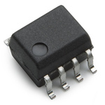 Broadcom, HCPL-063A-500E AC/DC Input Transistor Output Dual Optocoupler, Surface Mount, 8-Pin SO