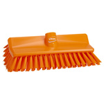 Vikan Medium Bristle Orange Scrubbing Brush, 41mm bristle length, Polyester bristle material