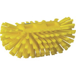 Vikan Hard Bristle Yellow Scrubbing Brush, 40mm bristle length, Polyester bristle material