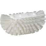 Vikan Hard Bristle White Scrubbing Brush, 40mm bristle length, Polyester bristle material
