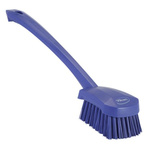 Vikan Hard Bristle Purple Scrubbing Brush, 36mm bristle length, Polyester bristle material