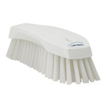 Vikan Hard Bristle White Scrubbing Brush, 36mm bristle length, Polyester bristle material