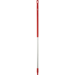 Vikan Red Broom Handle, 1.51m, for use with Vikran Brooms, Vikran Squeegees