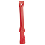 Vikan Soft Bristle Red Scrubbing Brush, 57mm bristle length, Polyester bristle material