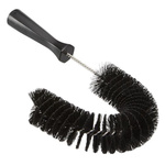 Vikan Medium Bristle Black Scrubbing Brush, Polyester bristle material