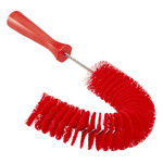 Vikan Medium Bristle Red Scrubbing Brush, Polyester bristle material
