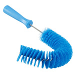 Vikan Medium Bristle Blue Scrubbing Brush, Polyester bristle material