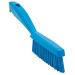 Vikan Extra Hard Bristle Blue Scrubbing Brush, 33mm bristle length, PET bristle material