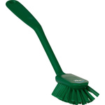 Vikan Medium Bristle Green Scrubbing Brush, 23mm bristle length, PET bristle material