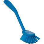 Vikan Medium Bristle Blue Scrubbing Brush, 23mm bristle length, PET bristle material