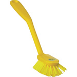 Vikan Medium Bristle Yellow Scrubbing Brush, 23mm bristle length, PET bristle material