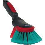 Vikan Soft Bristle Black Scrubbing Brush, 40mm bristle length, Polyester bristle material