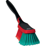Vikan Soft Bristle Black Scrubbing Brush, 45mm bristle length, Polyester bristle material