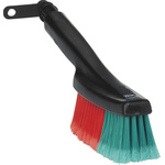Vikan Soft Bristle Black Scrubbing Brush, 50mm bristle length, Polyester bristle material