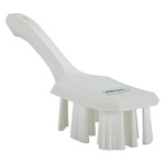 Vikan Hard Bristle White Scrubbing Brush, 37mm bristle length, PET bristle material