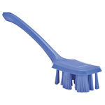 Vikan Hard Bristle Purple Scrubbing Brush, 37mm bristle length, PET bristle material