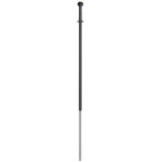 Vikan Grey Aluminium Telescopic Mop Handle, 1.235m, for use with Vikan mop frames