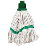 RS PRO Green Yarn Mop Head for use with RS PRO Aluminium Handle