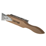 Cottam Wood 37mm Steel Wire Brush, For Engineering, General Cleaning, Rust Remover