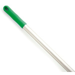 RS PRO Green Aluminium Mop Handle, 1.4m, for use with RS PRO Mop & Brush Heads