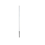 Vikan Grey Chromium Plated Brass, Fibreglass, Polypropylene Telescopic Mop Handle, 1.88m