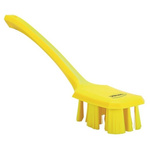 Vikan Soft Bristle Green Scrubbing Brush, 270mm bristle length, Polyester, Polypropylene, Stainless Steel bristle