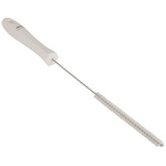 Vikan Medium Bristle White Hand Brush, 3.5mm bristle length, Polyester, Polypropylene, Stainless Steel bristle material