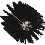 Vikan Medium Bristle Black Scrub Brush, 37mm bristle length, Polyester, Polypropylene, Stainless Steel bristle material
