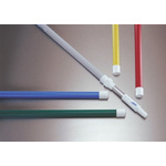 Vikan White Aluminium Telescopic Broom Handle, 1.575m, for use with Vikan Brush, Vikan Squeegee