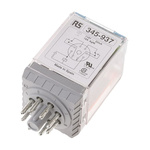 Releco, 115V ac Coil Non-Latching Relay DPDT, 10A Switching Current Plug In