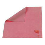 3M Scotch-Brite 2060 Red Microfibre Cloths for Dust Removal, General Cleaning, Dry Use, Bag of 10, 400 x 360mm, Repeat