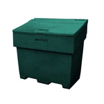 RS PRO 350L Green Flip Polyethylene Grit Bin