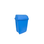 RS PRO 50L Blue Flip Plastic Waste Bin