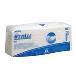 Kimberly Clark WypAll White Cloths for Industrial Cleaning, Wet Use, Bag of 70, 380 x 420mm, Repeat Use