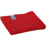Vikan Basic microfibre cloth Red Microfibre Cloths for General Cleaning, Wet/Dry Use, Box of 5, 320 x 320mm, Repeat Use