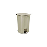 Rubbermaid Commercial Products Legacy Step-On 87L Beige Pedal Plastic Waste Bin