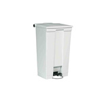 Rubbermaid Commercial Products Legacy Step-On 87L White Pedal Plastic Waste Bin