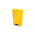 Rubbermaid Commercial Products Slim Jim 50L Yellow Pedal Waste Bin