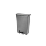 Rubbermaid Commercial Products Slim Jim 90L Grey Pedal Waste Bin