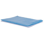 Harrison Wipes Hygiene HD Blue Polyester Cloths for Food Industry, General Cleaning, Pack of 25, 38 x 49cm