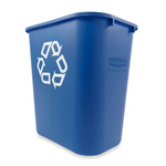 Rubbermaid Commercial Products Rubbermaid 39L Blue PE Waste Bin