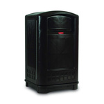 Rubbermaid Commercial Products Rubbermaid 50gal Black Swing Resin Waste Bin