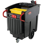 Rubbermaid Commercial Products Rubbermaid 450L Black Hinged Waste Bin