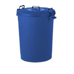 Hill Brush Hillbrush 110L Yellow Polypropylene Dustbin