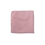 Rubbermaid Commercial Products Microfiber Light Duty Cloth Pink Microfibre Cloths for Wet/Dry, Case of 24