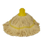 Vikan 200g Yellow Cotton Mop and Handle