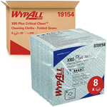 Kimberly Clark Wypall X80 Plus Critical Clean Green Wipes for Cleaning, Dry Use, Pack of 30