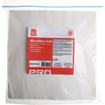 RS PRO White Cloths for General Cleaning, Dry Use, Bag of 100, 230 x 230mm, Single Use