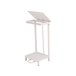 Robert Scott 92L Pedal Sack Holder Bin 92L White Pedal Steel Bin Bag Holder