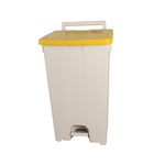 Robert Scott 90L Polaris Pedal Bin 90L Yellow Pedal Polypropylene Waste Bin